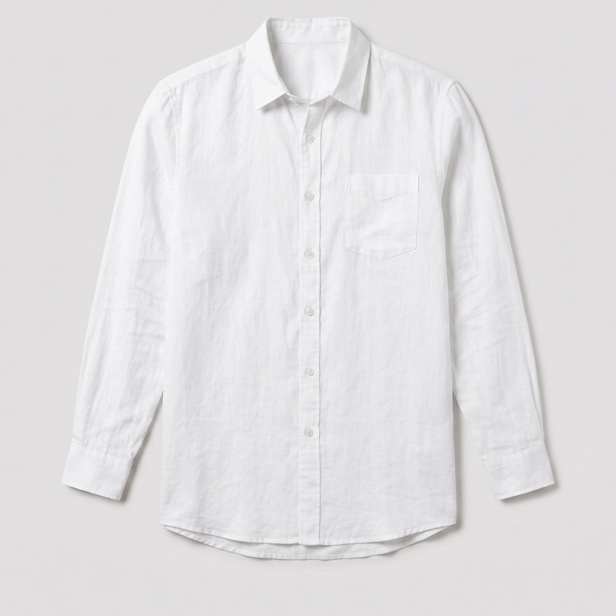 Camisa de Linho Masculina Manga Longa