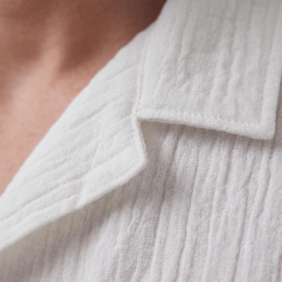 Kit 2 Camisa de linho masculina manga curta com bolso