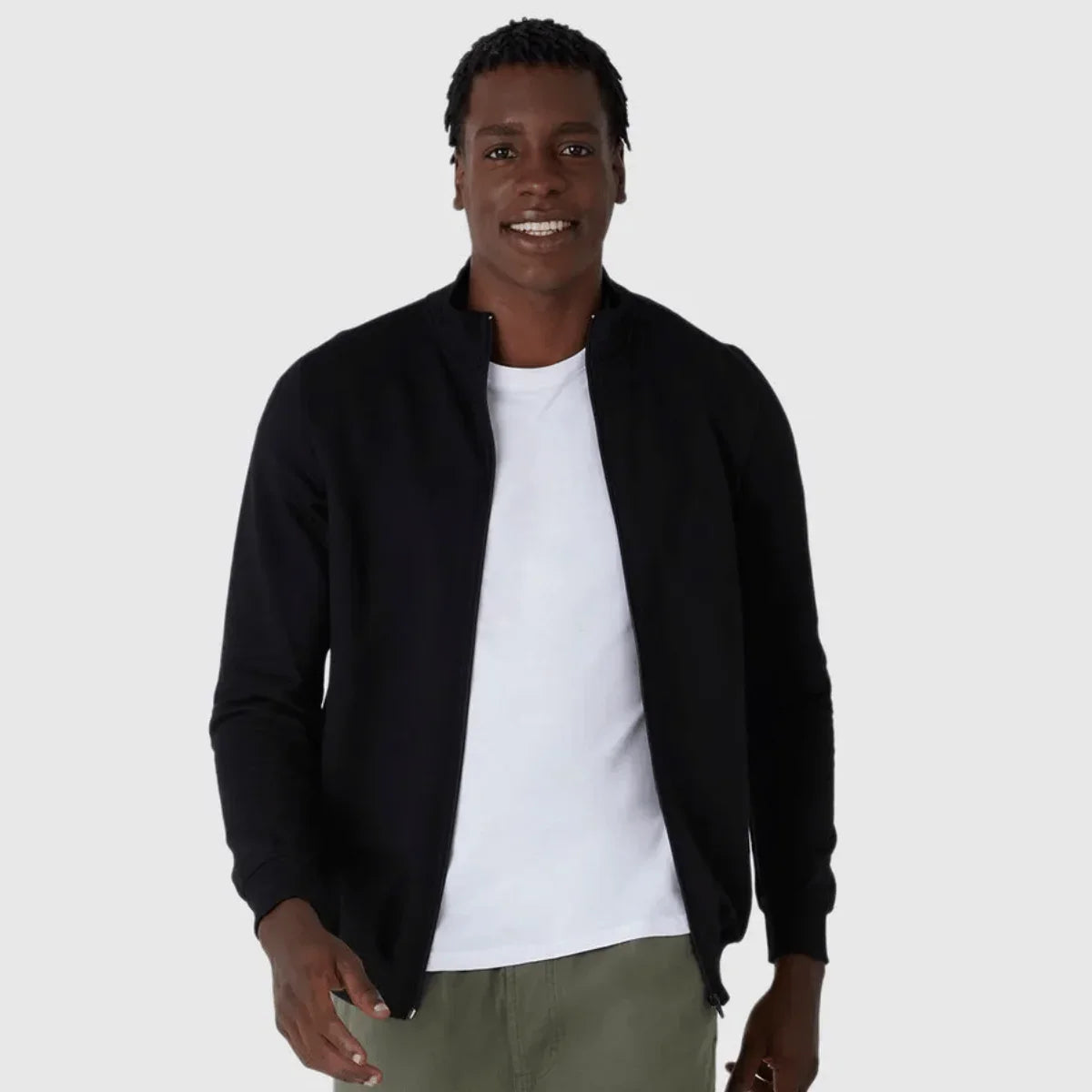 Jaqueta Masculina Flanelada com Zíper