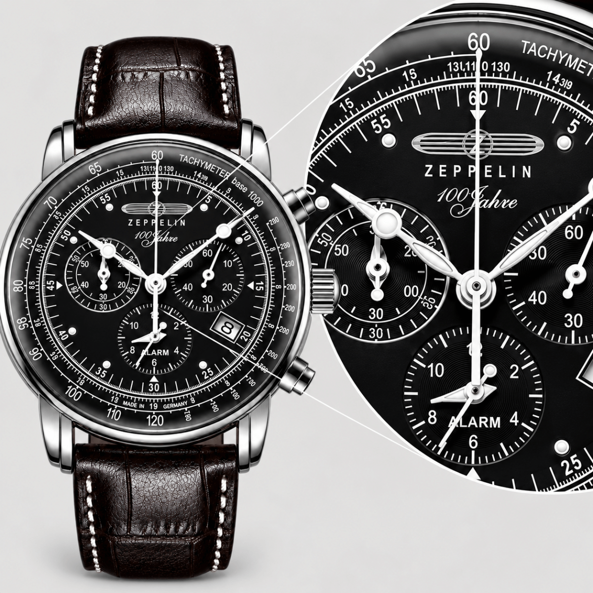 Kit 3 Relógios Masculinos Cronógrafo com Pulseira Elegante