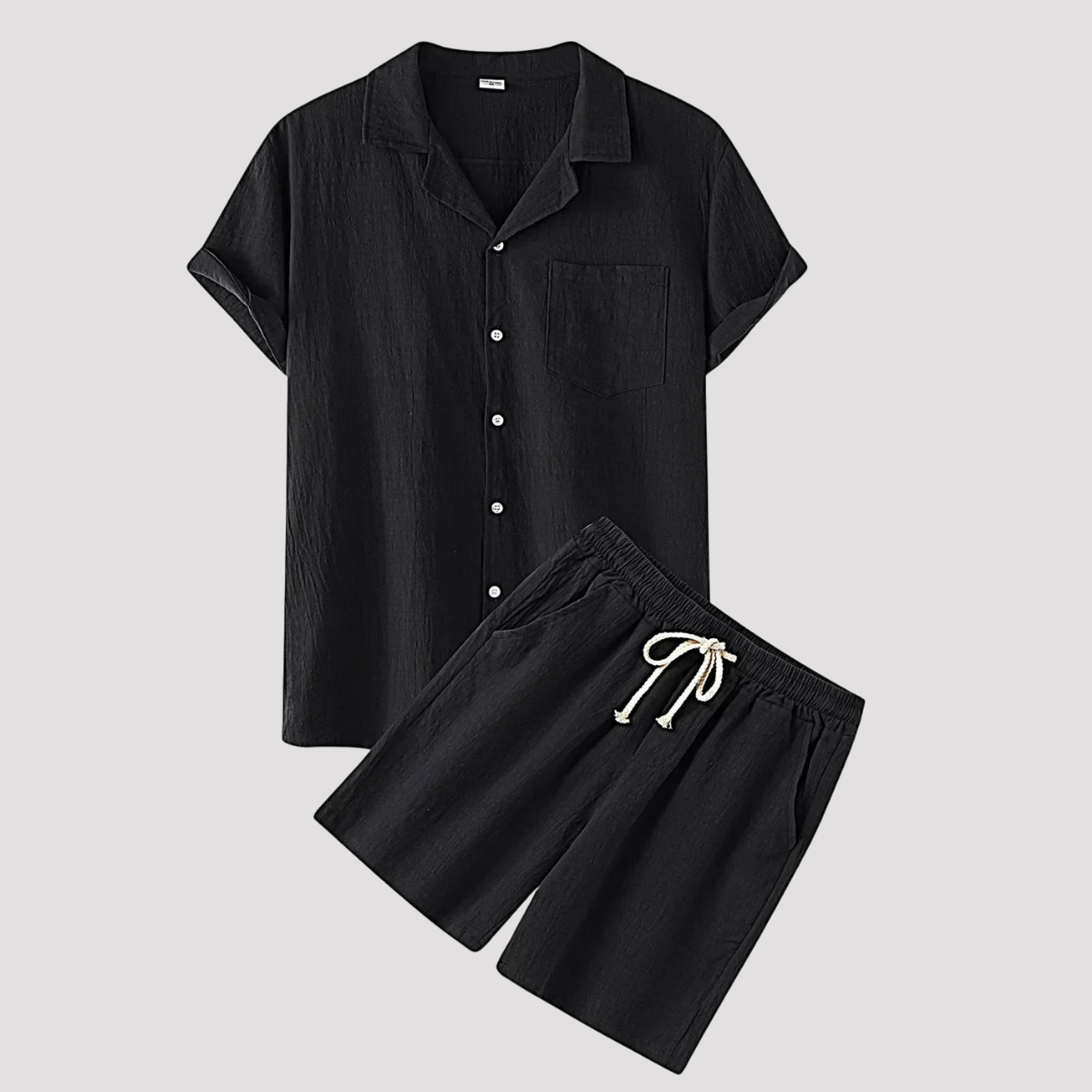 Conjunto Praia Linho Importado Masculino Ditorino