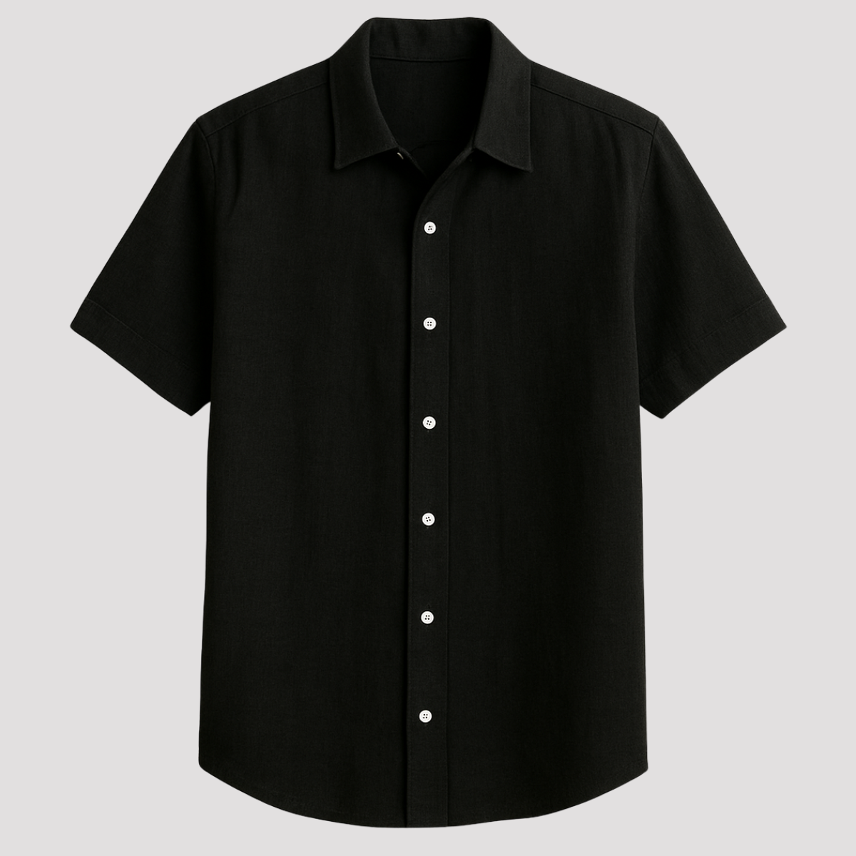 Camisa de Botão Manga Curta Ditorino