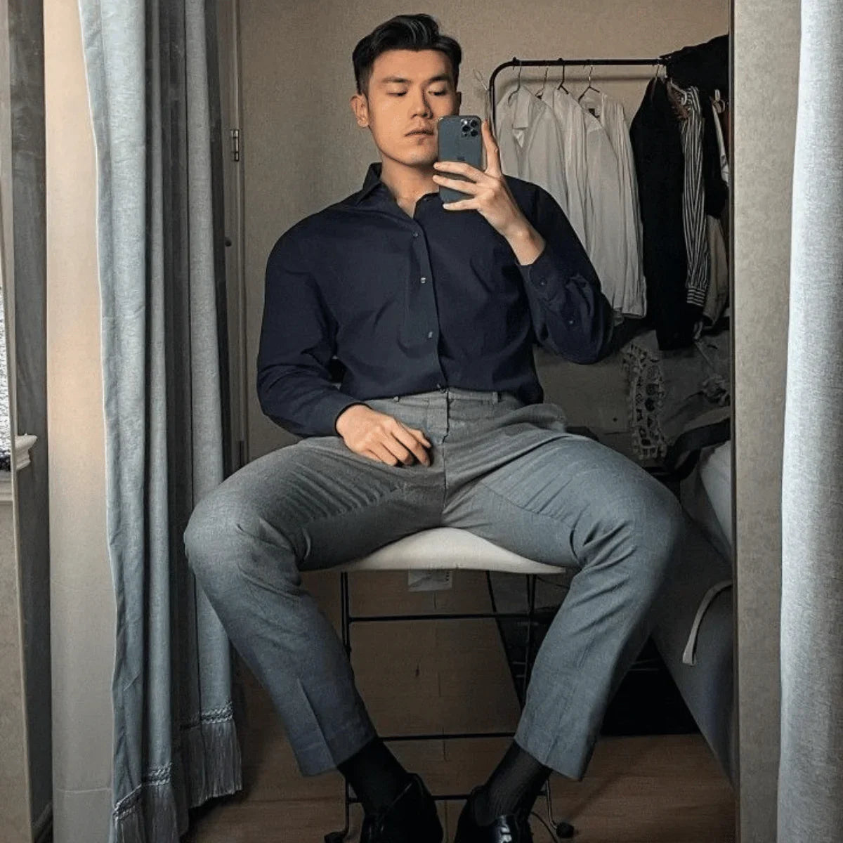 Camisa Social Masculina Slim