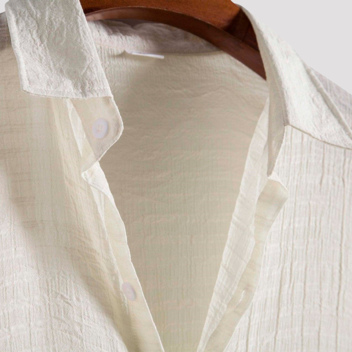 Camisa Manga Curta Linho de Luxo Ditorino