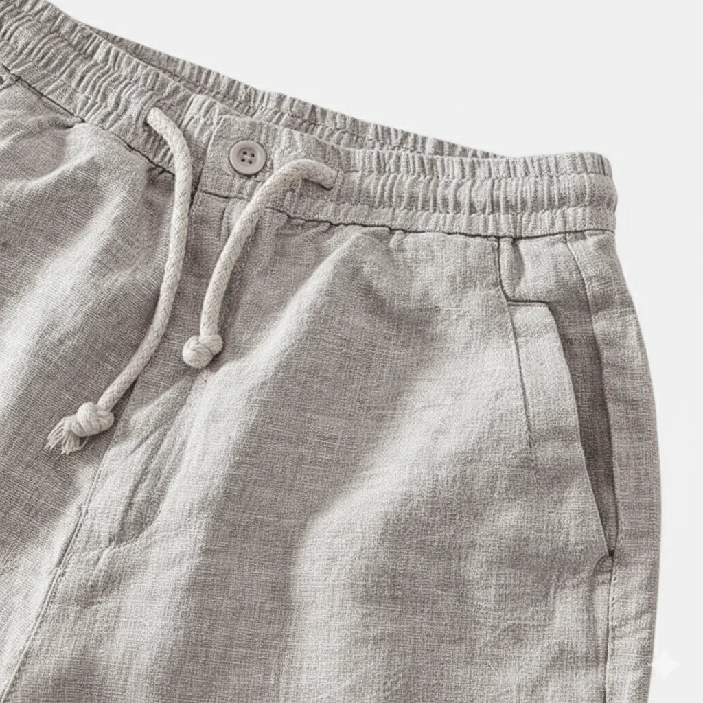 Bermuda Linho Casual Masculina