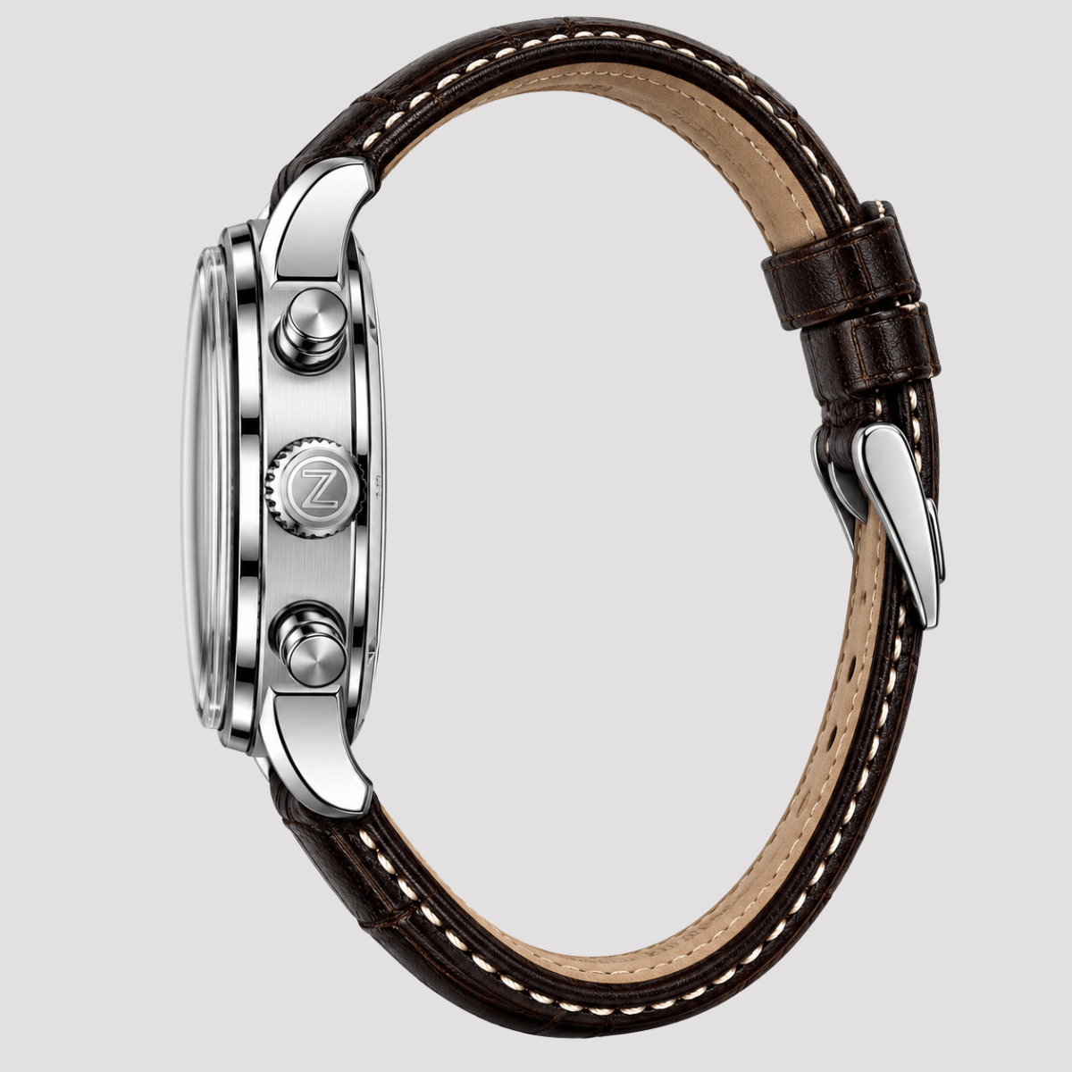 Relógio Masculino Cronógrafo com Pulseira Vintage