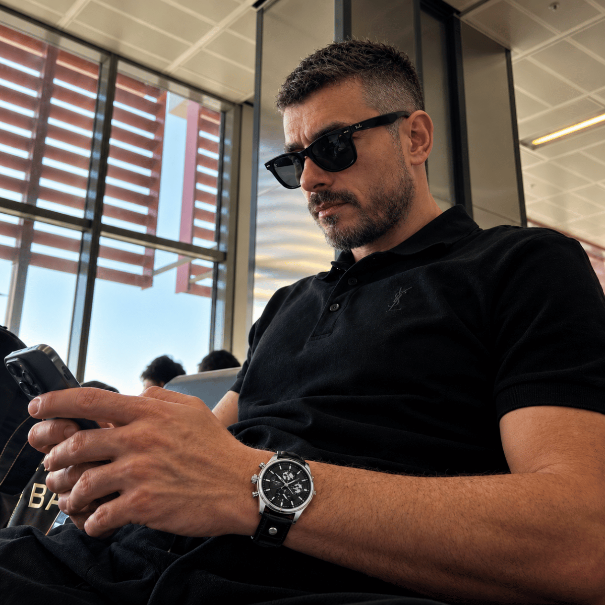 Relógio de Pulso Masculino Cronógrafo Calendário e Design Clássico