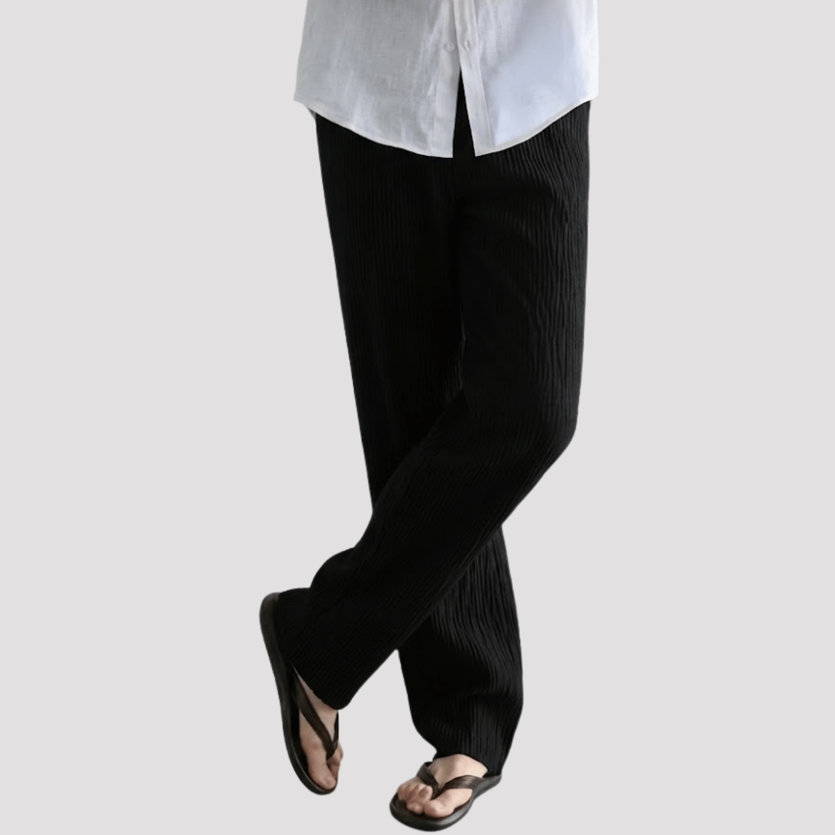 Calça de linho Masculina Slim Mônaco