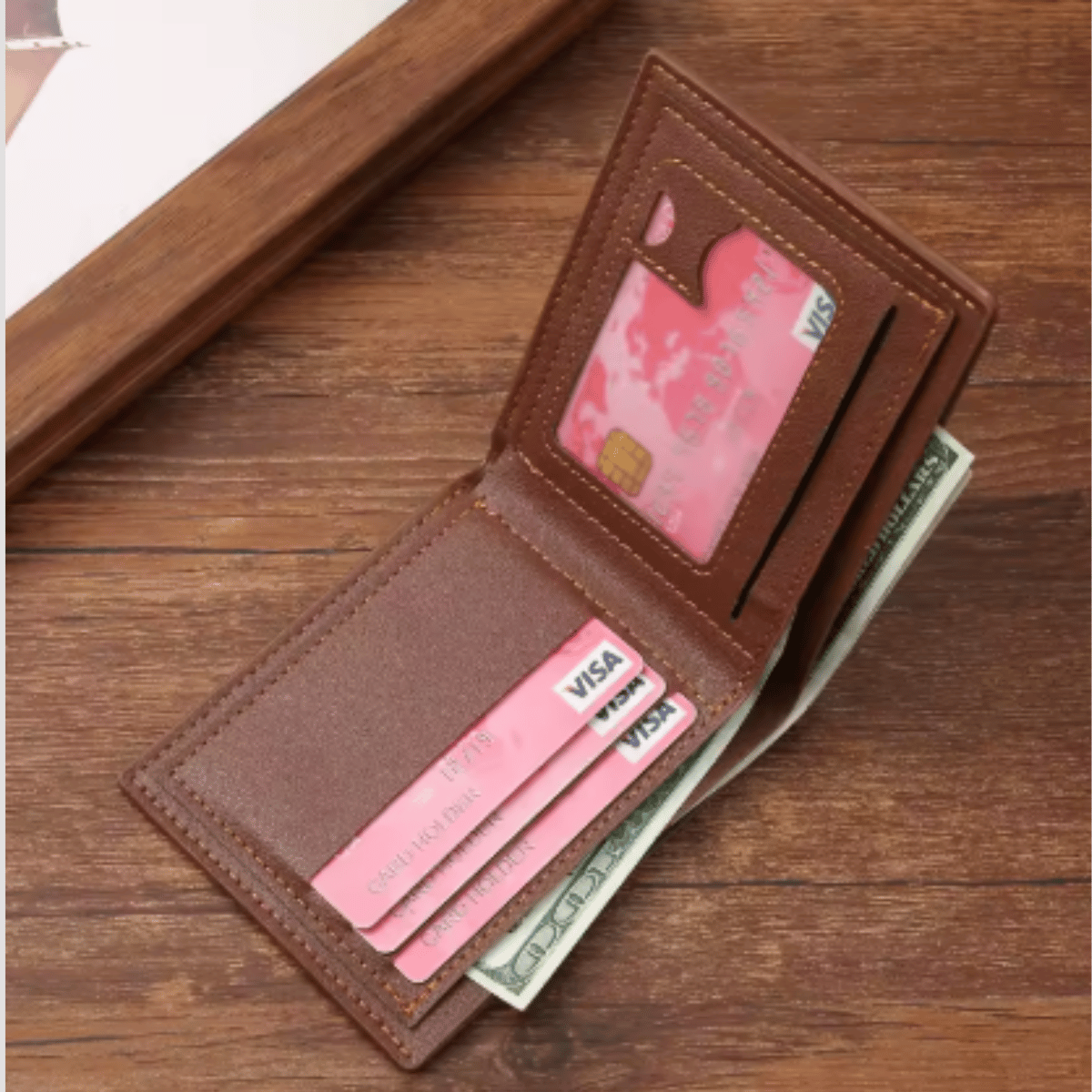 Carteira Masculina Casual Fina