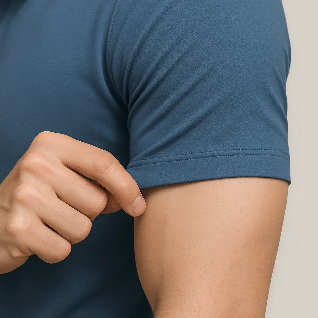 Conjunto 2 Camisas Polos em Seda Gelo Ditorino - DITORINO