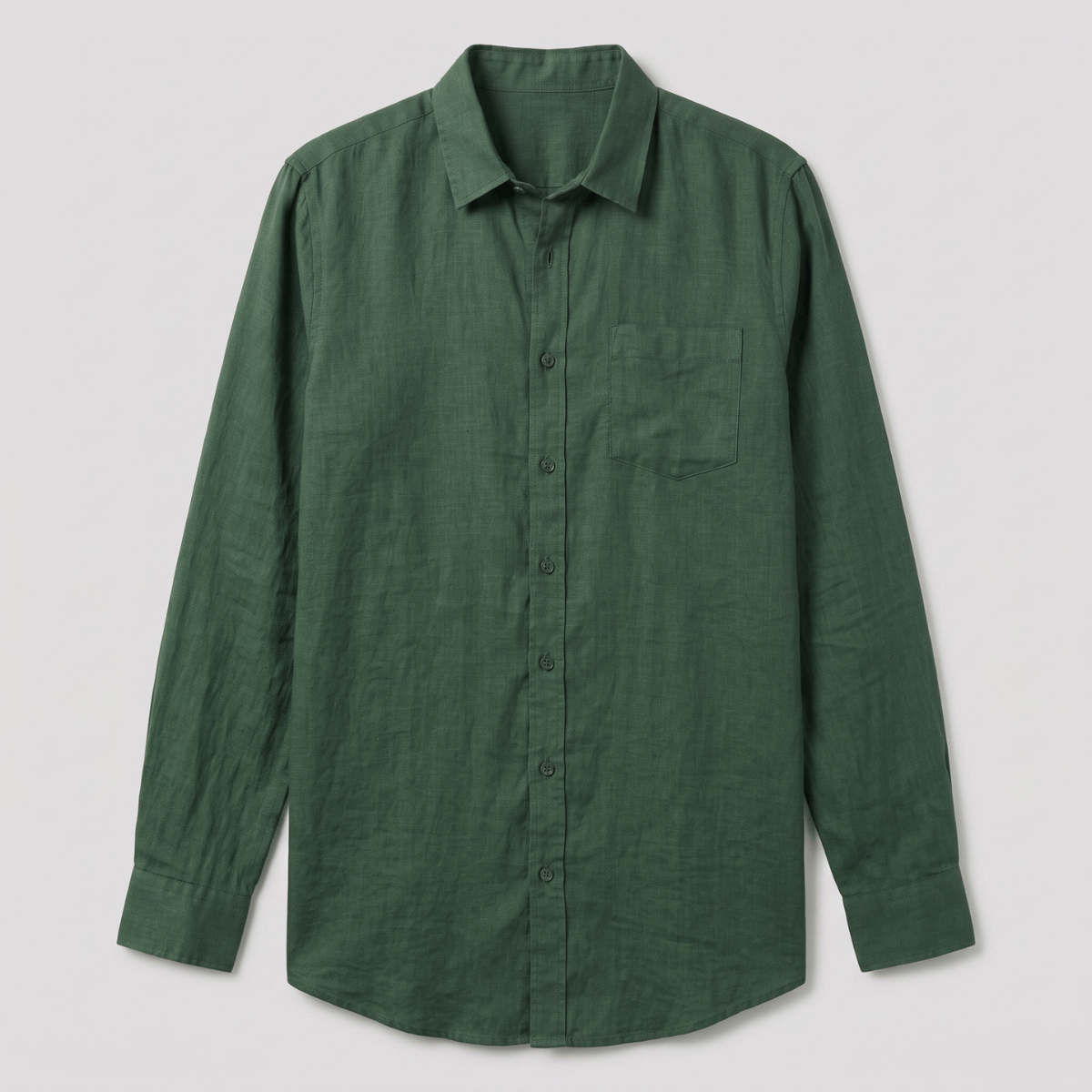 Camisa de Linho Masculina Manga Longa