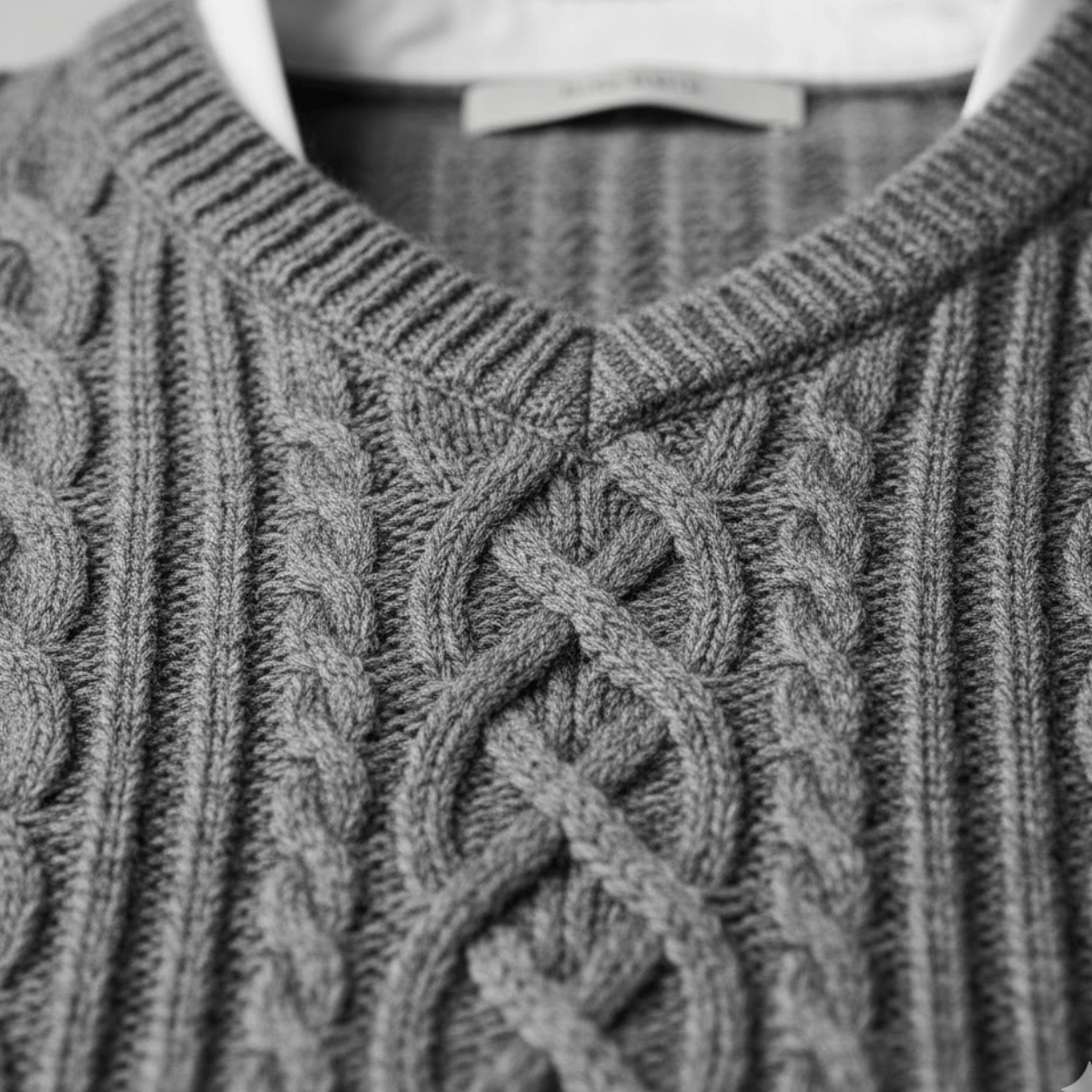 Colete Masculino de Tricot em Lã