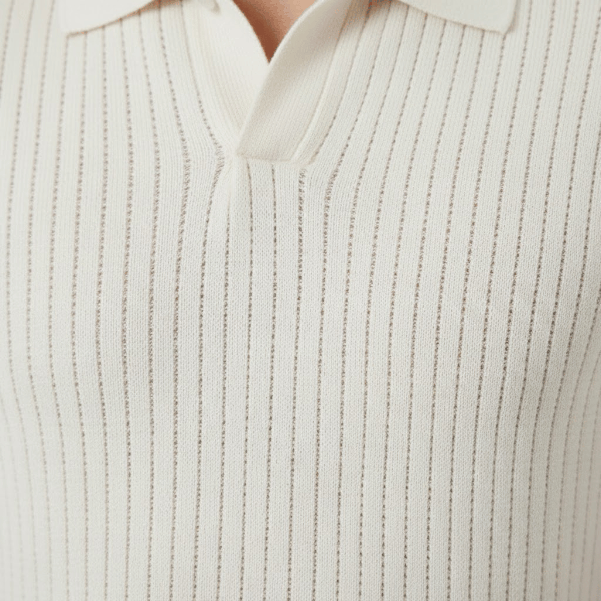 Camisa Polo Masculina Texturizada