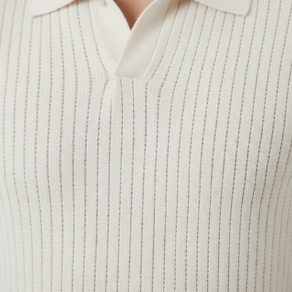 Camisa Polo Masculina Texturizada