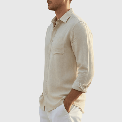 Camisa Social Masculina de linho