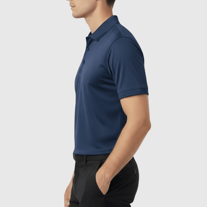 Camisa Polo Masculina em Seda