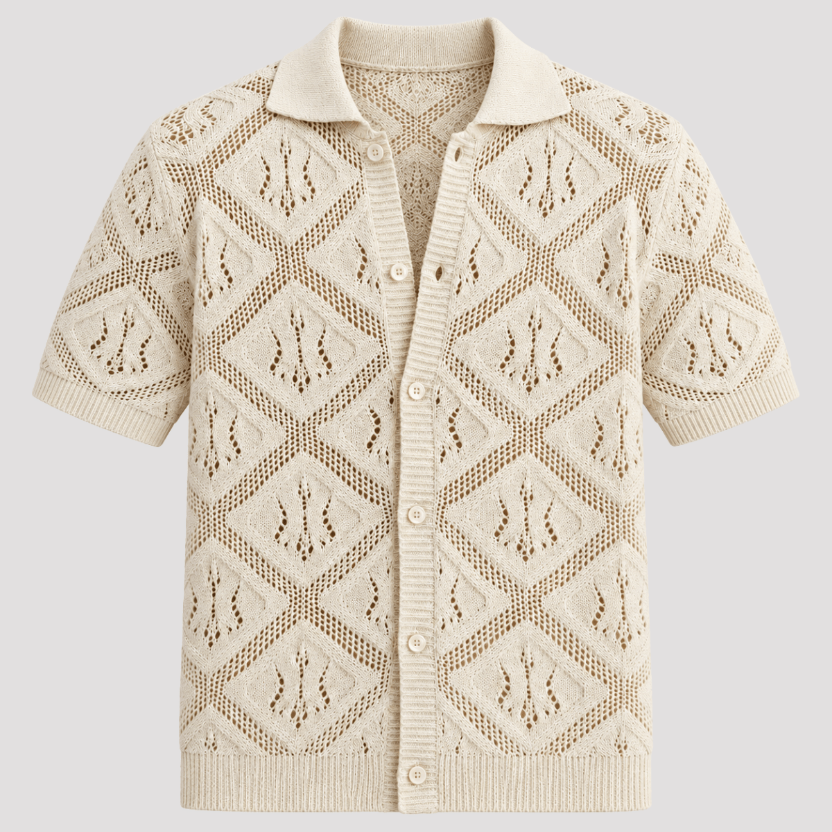 Camisa Masculina de tricot Vintage