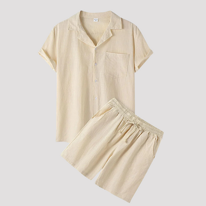 Conjunto Praia Linho  Importado Masculino Ditorino