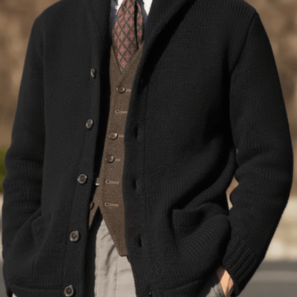 Cardigan Masculino Tricot Flanelado