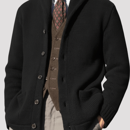 Cardigan Masculino Tricot Flanelado