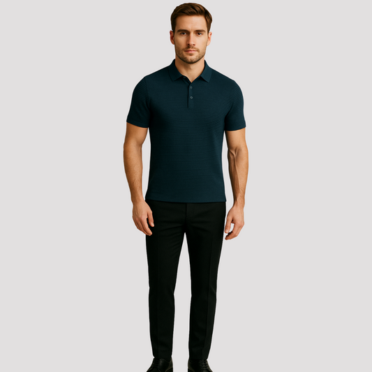Camisa Polo Seda Masculina Ditorino