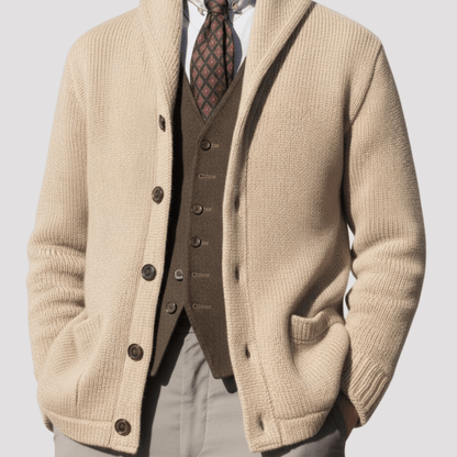 Cardigan Masculino Tricot Flanelado