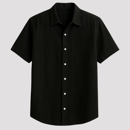 Camisa de Botão Manga Curta Ditorino