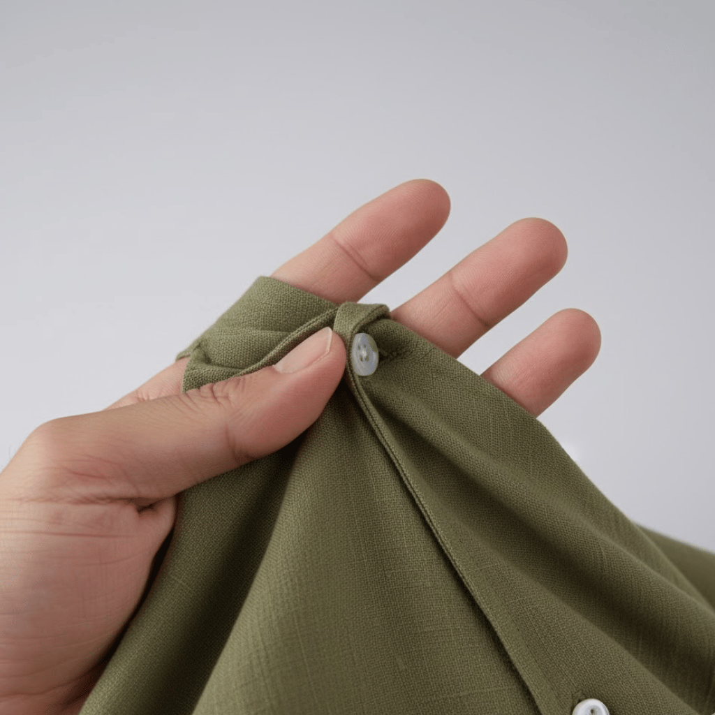 Camisa Manga Curta de Linho