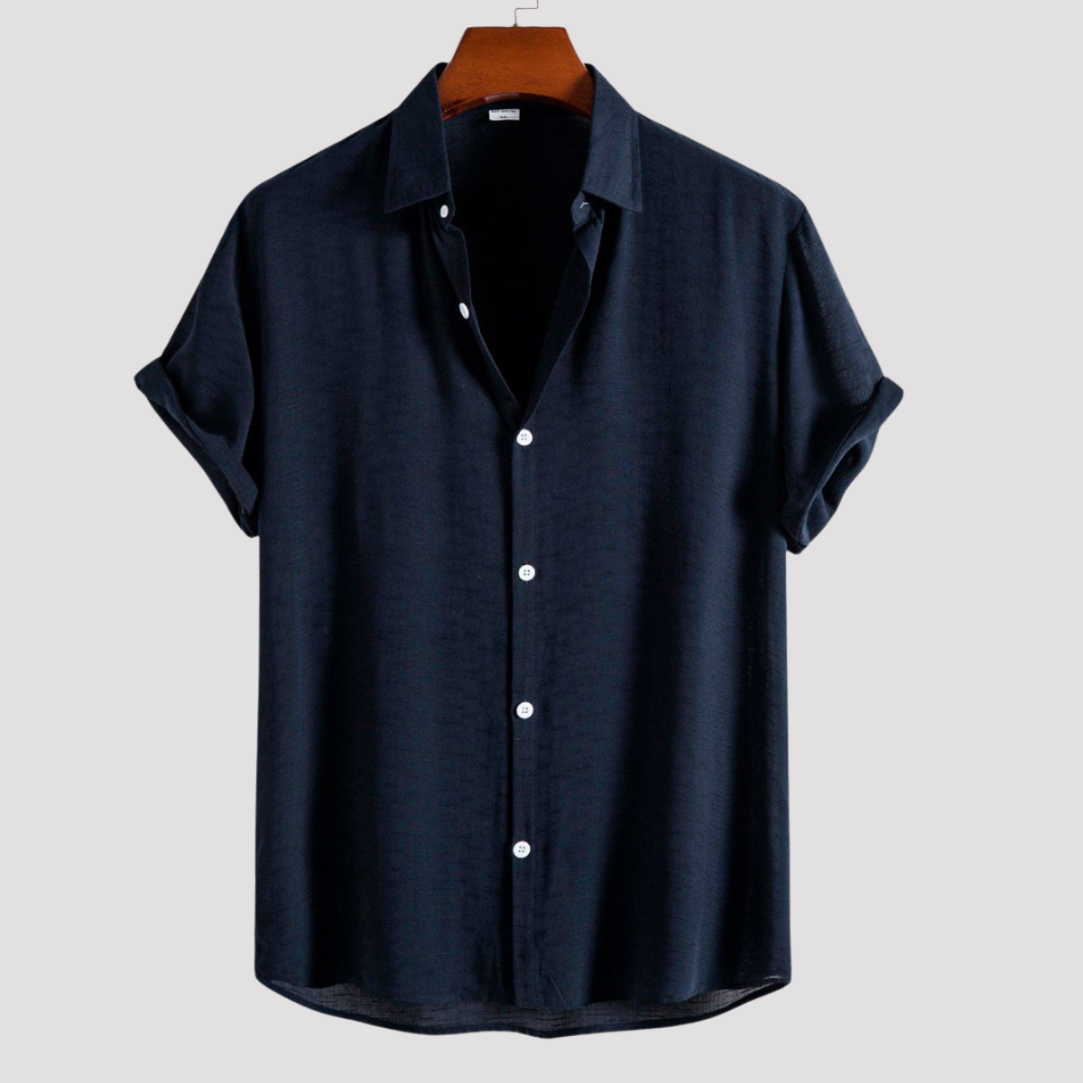 Camisa de Botão Manga Curta Ditorino