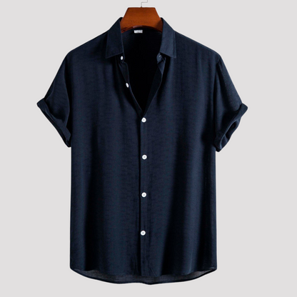 Camisa de Botão Manga Curta Ditorino