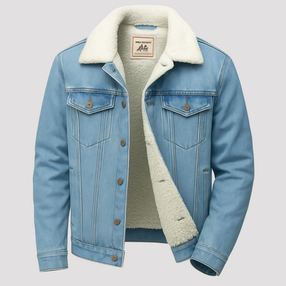 Jaqueta Jeans Masculina Forrada Ditorino