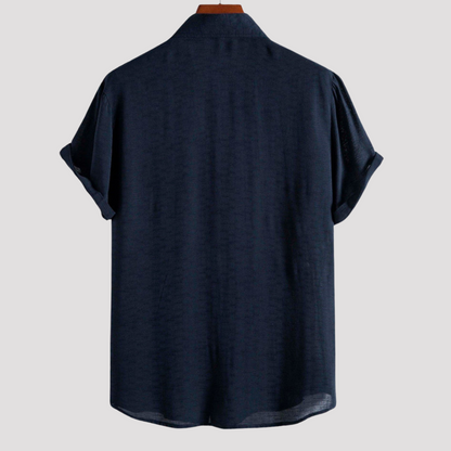 Camisa de Botão Manga Curta Ditorino