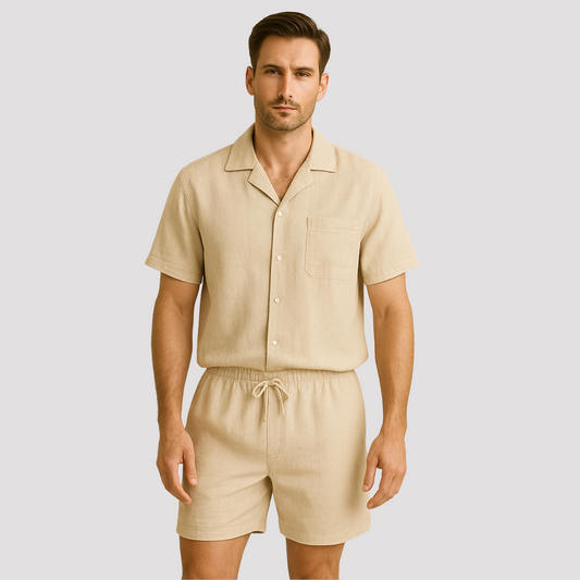 Conjunto Praia Linho  Importado Masculino Ditorino
