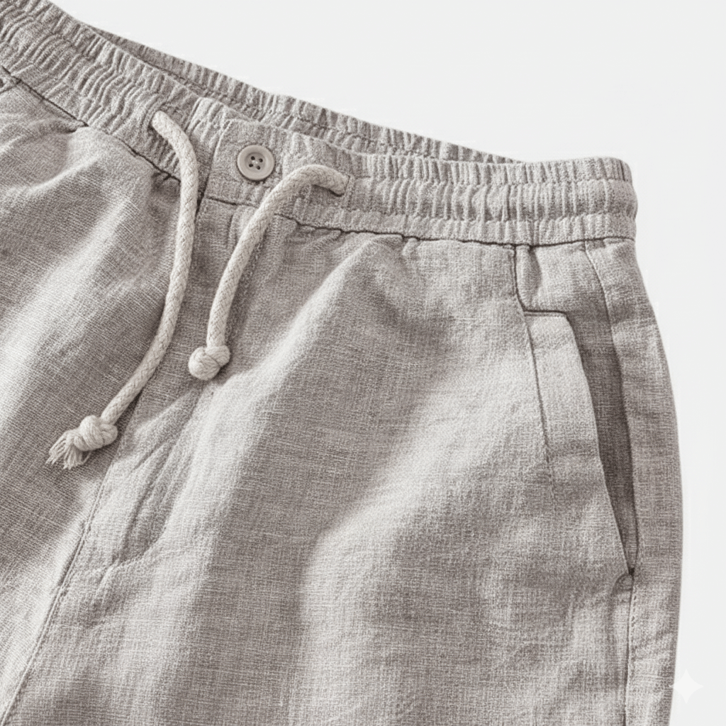 Bermuda Linho Casual Masculina