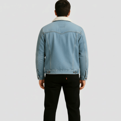 Jaqueta Jeans Masculina Forrada