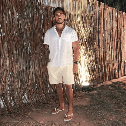 Bermuda de Linho Masculina Riviera