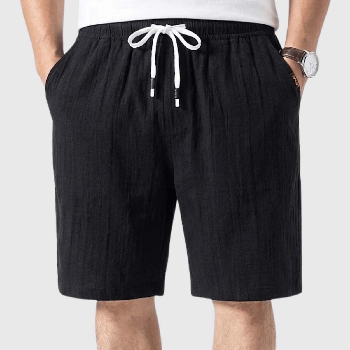 Bermuda Masculina casual lisa Madrid