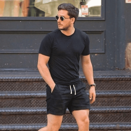 Bermuda Masculina casual lisa Madrid