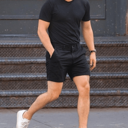 Bermuda sarja Masculina de Botão