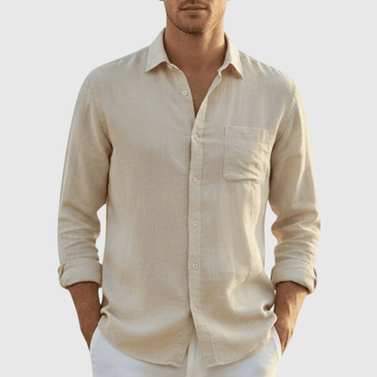 Camisa Social Masculina de linho