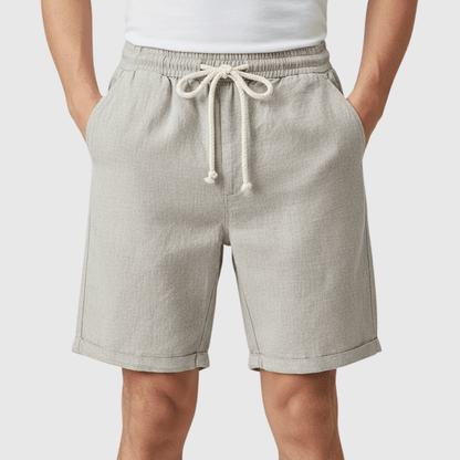 Bermuda Linho Casual Masculina