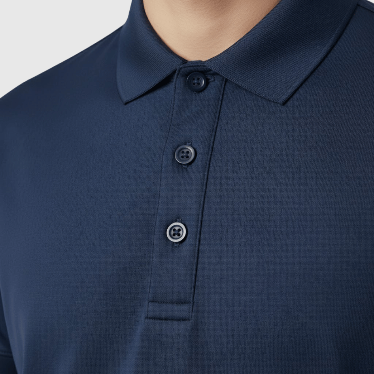 Camisa Polo Masculina em Seda