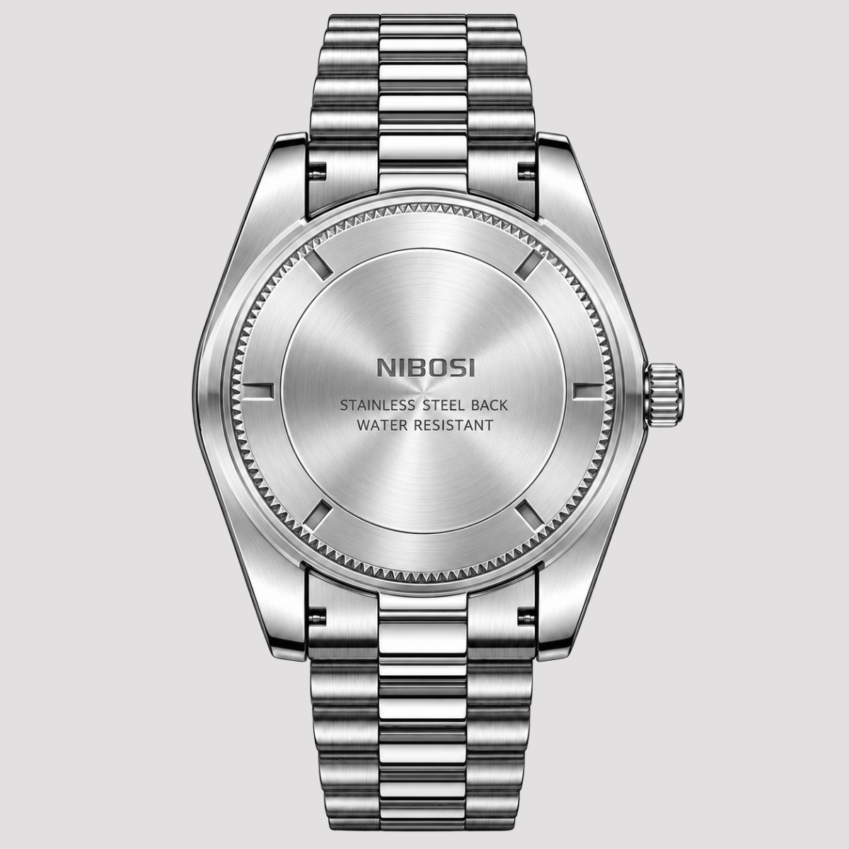 Relógio Masculino Pulseira Presidente e Calendário Duplo