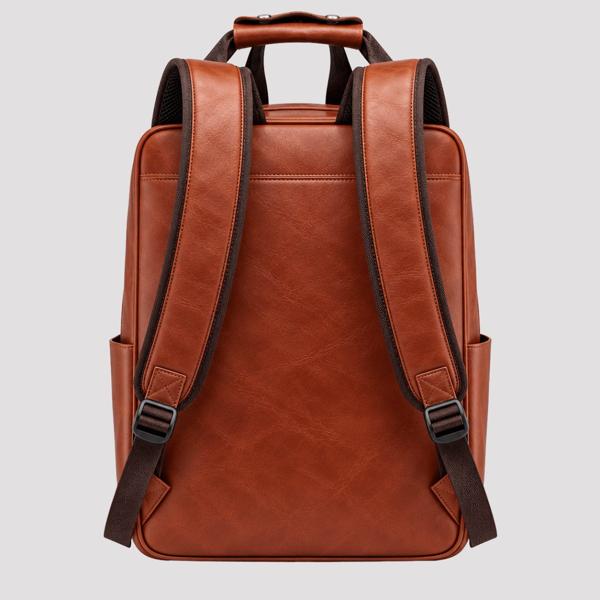 Mochila Masculina Vintage Design Executivo e Bolsos com Zíper