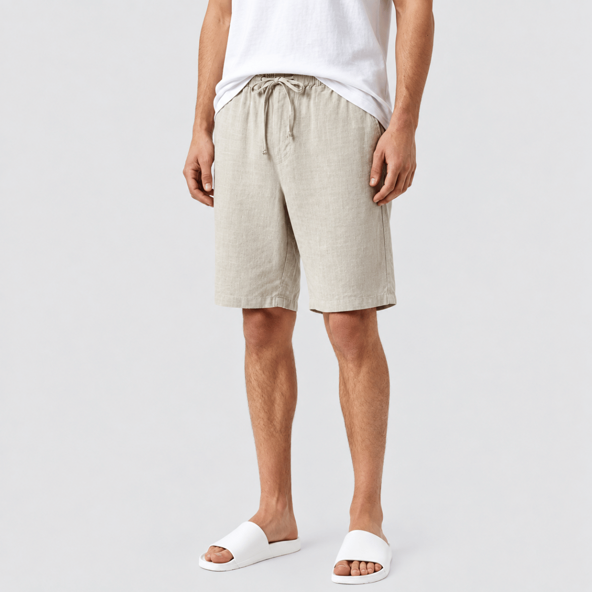 Bermuda Masculina de Linho