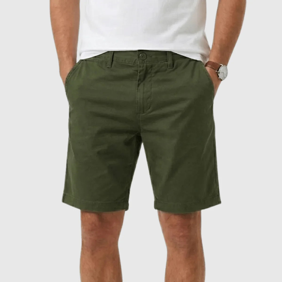 Bermuda sarja Masculina de Botão