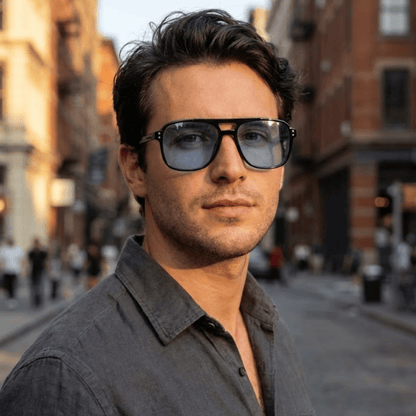 Óculos Vintage Masculino Quadrado