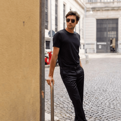 Calça Masculina de Seda Gelada