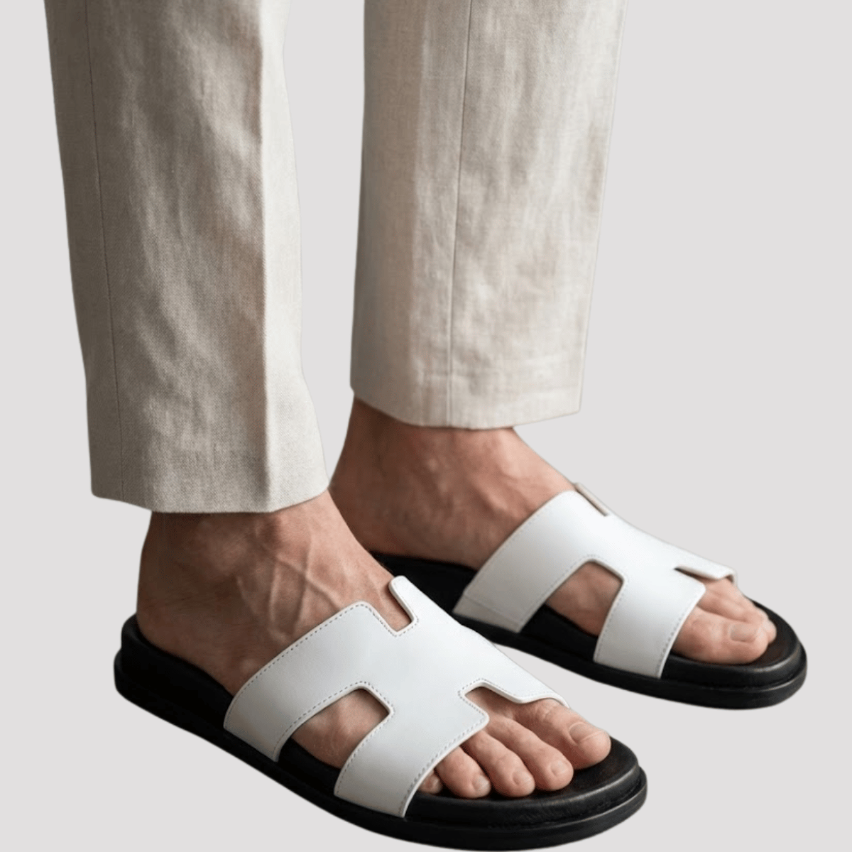 Sandália Papete Masculina Elegante