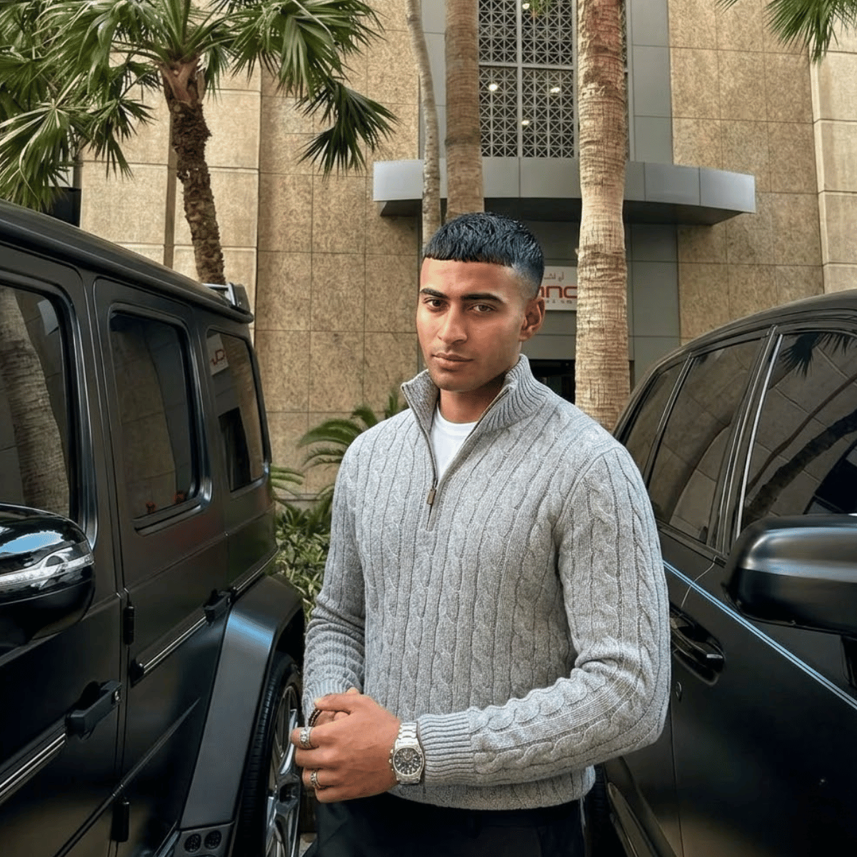 Suéter Quarter Zip Masculino Texturizado